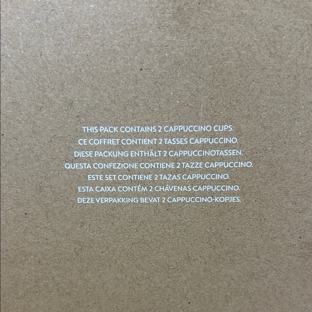 NIB Nespresso Barista Cappuccino Large Cups - Picture 3 of 8